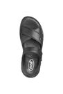 AM SHOE - Black Criss Cross Sandals, Men AM SHOE - Black Criss Cross Sandals, Men