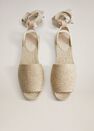 Mango - light beige Laces sling back espadrilles Mango - light beige Laces sling back espadrilles
