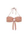 Mango - rust - copper Check bikini top Mango - rust - copper Check bikini top