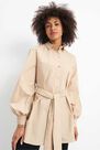 Mohito - Shirt With Puffy Sleeves Eco Aware - Beige Mohito - Shirt With Puffy Sleeves Eco Aware - Beige