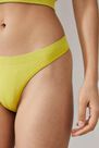 Urban Outfitters - Yellow Out From Under Markie Seamless Ribbed Thong, Women Urban Outfitters - Yellow Out From Under Markie Seamless Ribbed Thong, Women