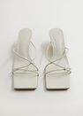 Mango - natural white Knots heel sandals Mango - natural white Knots heel sandals