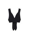 Mango - black Bow knit top, Women Mango - black Bow knit top, Women