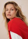 Mango - red 100% cotton sweatshirt, Women Mango - red 100% cotton sweatshirt, Women