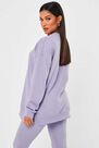 Missguided - Lilac Mama Slogan Maternity Sweatshirt Missguided - Lilac Mama Slogan Maternity Sweatshirt