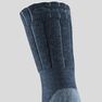 QUECHUA - EU 35-38 Adult Warm Mid Walking Socks - SH100 X-WARM - X2 Pairs, Navy Blue QUECHUA - EU 35-38 Adult Warm Mid Walking Socks - SH100 X-WARM - X2 Pairs, Navy Blue