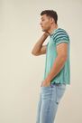 Salsa Jeans - Blue Regular fit polo shirt with stamp on shoulder Salsa Jeans - Blue Regular fit polo shirt with stamp on shoulder