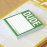 KNOCK KNOCK - Knock Knock Sticky Notes Dude KNOCK KNOCK - Knock Knock Sticky Notes Dude
