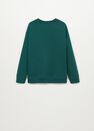 Mango - medium green Printed organic cotton sweatshirt Mango - medium green Printed organic cotton sweatshirt