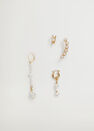 Mango - Gold Mixed earring set Mango - Gold Mixed earring set