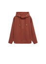 Mango - rust - copper Hooded knit sweatshirt Mango - rust - copper Hooded knit sweatshirt