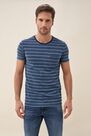 Salsa Jeans - Blue Striped t-shirt with pocket Salsa Jeans - Blue Striped t-shirt with pocket