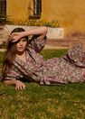 Mango - pink Flowers cotton dress Mango - pink Flowers cotton dress