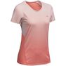 QUECHUA - Large MH500 Women's Short-sleeved Mountain Hiking T-Shirt, Mouse Grey QUECHUA - Large MH500 Women's Short-sleeved Mountain Hiking T-Shirt, Mouse Grey