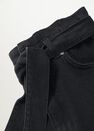 Mango - open grey Paperbag denim shorts, Women Mango - open grey Paperbag denim shorts, Women
