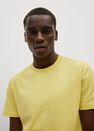 Mango - yellow Sustainable cotton basic T-shirt, Men Mango - yellow Sustainable cotton basic T-shirt, Men