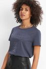 Mohito - T-Shirt With Applique - Grey Mohito - T-Shirt With Applique - Grey