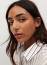 Mango - white Cropped cotton shirt Mango - white Cropped cotton shirt