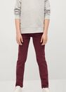 Mango - dark red Slim-fit cotton trousers Mango - dark red Slim-fit cotton trousers