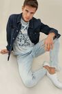 Salsa Jeans - White Cotton t-shirt with print Salsa Jeans - White Cotton t-shirt with print