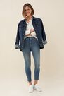 Salsa Jeans - Blue Push In Secret Glamour capri jeans with ribbon Salsa Jeans - Blue Push In Secret Glamour capri jeans with ribbon