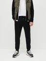 Reserved - Slim fit jersey trousers - Black Reserved - Slim fit jersey trousers - Black