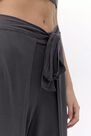 Urban Outfitters - Black UO Cupro Wrap Culotte Trousers Urban Outfitters - Black UO Cupro Wrap Culotte Trousers