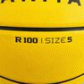 TARMAK - Size 5 Beginners' (Up To 10Y Old) Basketball R100 - Fluo Yellow TARMAK - Size 5 Beginners' (Up To 10Y Old) Basketball R100 - Fluo Yellow