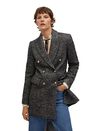 Mango - grey Textured wrap coat Mango - grey Textured wrap coat