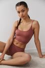 Urban Outfitters - Wine Out From Under Markie Seamless Ribbed Knickers, Women Urban Outfitters - Wine Out From Under Markie Seamless Ribbed Knickers, Women
