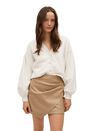 Mango - light beige Cardigan with balloon sleeves Mango - light beige Cardigan with balloon sleeves