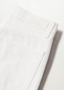 Mango - white Ankle-length straight-fit jeans, Women Mango - white Ankle-length straight-fit jeans, Women