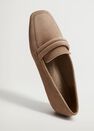 Mango - medium brown Leather penny loafers, Women Mango - medium brown Leather penny loafers, Women