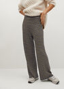 Mango - medium green Printed straight trousers Mango - medium green Printed straight trousers