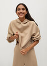 Mango - light beige Pleat straight trousers Mango - light beige Pleat straight trousers