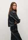 Mango - black Darts faux-leather trousers Mango - black Darts faux-leather trousers