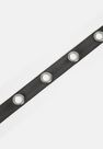 Missguided - Black Black Eyelet Detail Canvas Belt Missguided - Black Black Eyelet Detail Canvas Belt