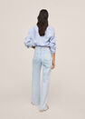 Mango - open blue Wide leg high waist jeans, Women Mango - open blue Wide leg high waist jeans, Women