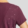 QUECHUA - Extra Large Women's Country Walking T-shirt - NH500, Bordeaux QUECHUA - Extra Large Women's Country Walking T-shirt - NH500, Bordeaux
