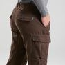 QUECHUA - Travel100 warm men's trekking pants - brown, W44 L34 QUECHUA - Travel100 warm men's trekking pants - brown, W44 L34
