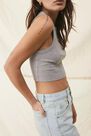 Urban Outfitters - GREY BDG Skye Crop Racerback Top Urban Outfitters - GREY BDG Skye Crop Racerback Top
