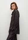 Mango - black Printed flowy shirt Mango - black Printed flowy shirt