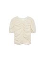 Mango - natural white Short-sleeved t-shirt with ruffles Mango - natural white Short-sleeved t-shirt with ruffles