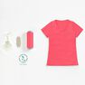 KALENJI - Extra Small RUN DRY WOMEN'S RUNNING T-SHIRT, Fluo Coral Pink KALENJI - Extra Small RUN DRY WOMEN'S RUNNING T-SHIRT, Fluo Coral Pink