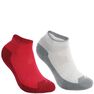 QUECHUA - EU 31-34 Kids' Mid-height Hiking Socks MH100 2-pack /., Blue Azure QUECHUA - EU 31-34 Kids' Mid-height Hiking Socks MH100 2-pack /., Blue Azure