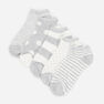 Reserved - Kids’ Patterned Ankle Socks 5 Pack- Light Grey Reserved - Kids’ Patterned Ankle Socks 5 Pack- Light Grey