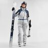 WEDZE - L Women's Freeride Ski Jacket Fr100 - Light Grey WEDZE - L Women's Freeride Ski Jacket Fr100 - Light Grey