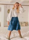 Mango - open blue Flared denim skirt Mango - open blue Flared denim skirt