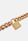 Missguided - Gold Gold Look Mg Lock Chain Bracelet Missguided - Gold Gold Look Mg Lock Chain Bracelet