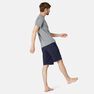 NYAMBA - Small Fitness Long Stretch Cotton Shorts, Bordeaux NYAMBA - Small Fitness Long Stretch Cotton Shorts, Bordeaux